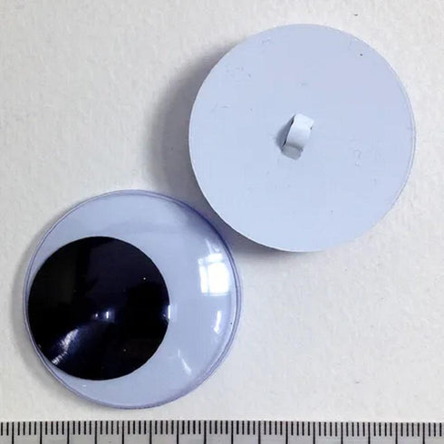 AussieSuperStore Art & Craft Essentials Sew On Joggle Eyes 40mm Sew On Joggle Eyes 40mm | Googly or Wiggle Eye | Doll Making Accessories E9JSE40